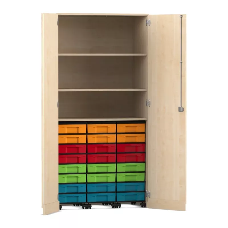 Holzschrank, Schrank, Regal, Schubladen, Aufbewahrung