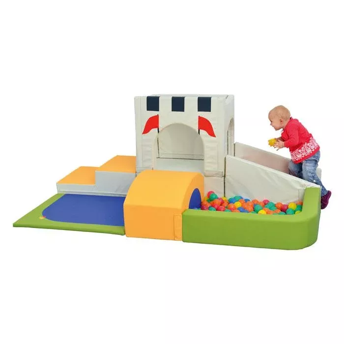 Kugelbahn, Softplay, Papp- Spielturm, Kinderballpool, Rutsche