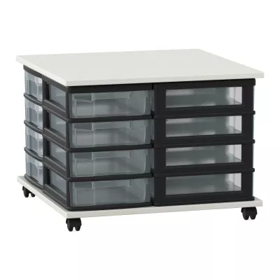 Rollcontainer, Kastensystem, Aufbewahrungswagen, Schubladenbox, Organisationssystem