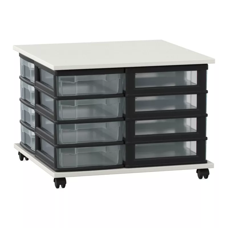 Rollcontainer, Kastensystem, Aufbewahrungswagen, Schubladenbox, Organisationssystem