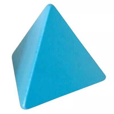 Schaumstoff-Pyramide, Pyramide aus Schaumstoff, Blau, Kinder-Spielplatz, Kreativform