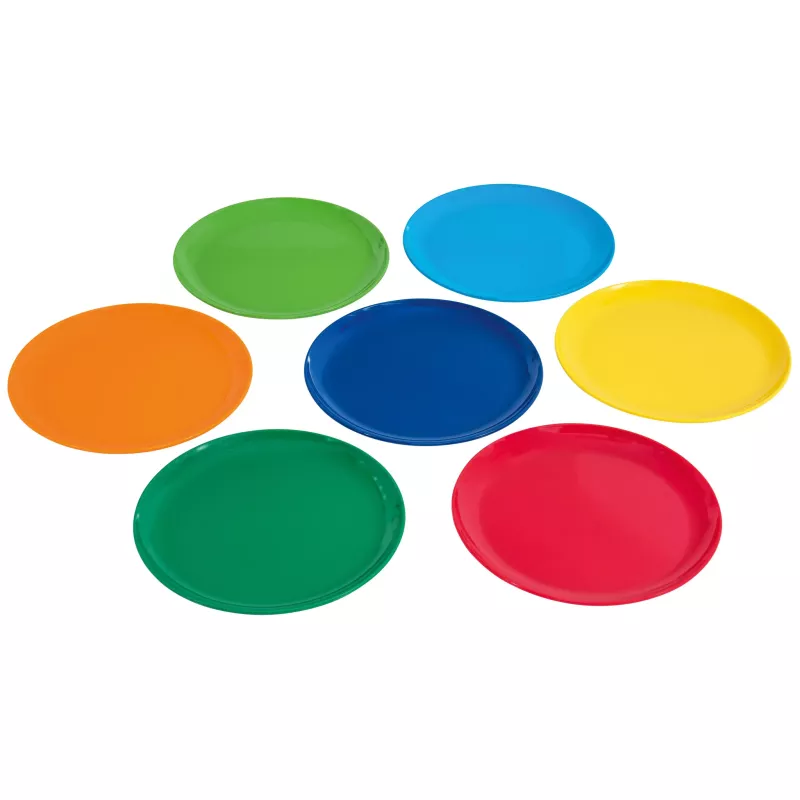 Plastikplatte, Bunte Farben, Farbige Scheiben, Schalen-Set, Runde Platte