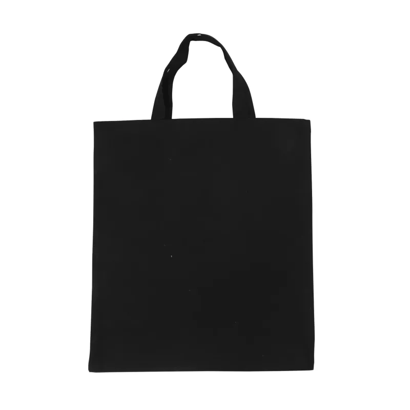 Tasche Tote, Schwarz, Canvas, Hängetasche, wiederverwendbar