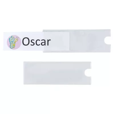 Namebadge, Name tag, ID label, Plastic tag, Clear label