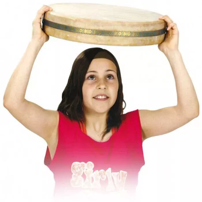 Tambour, Djembe, Holzframedrum, Trommeloberseite, Musikinstrument