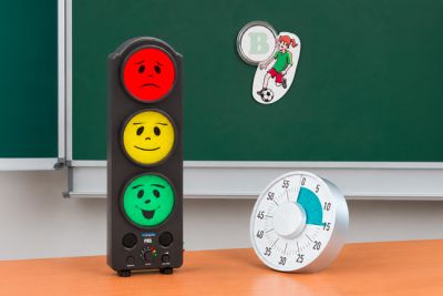 Verkehrsampel, Emotionen, Fußball-Dekoration, Unterrichtshilfe, Timer