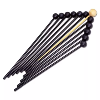 Schlauch-Stäbchen, Strecke Stäbchen, Makeup-Pinsel redund, Schwarz, Holzgriff
