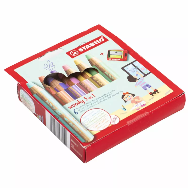 Pastellkreiden, Holzstifte, Buntstift-Set, Kreide-Set, Kinder-Kunstbedarf