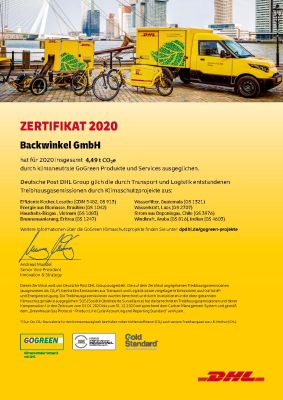 DHL Van, Kurierfahrzeug, Lieferwagen, Kastenanhänger, Farbgelb