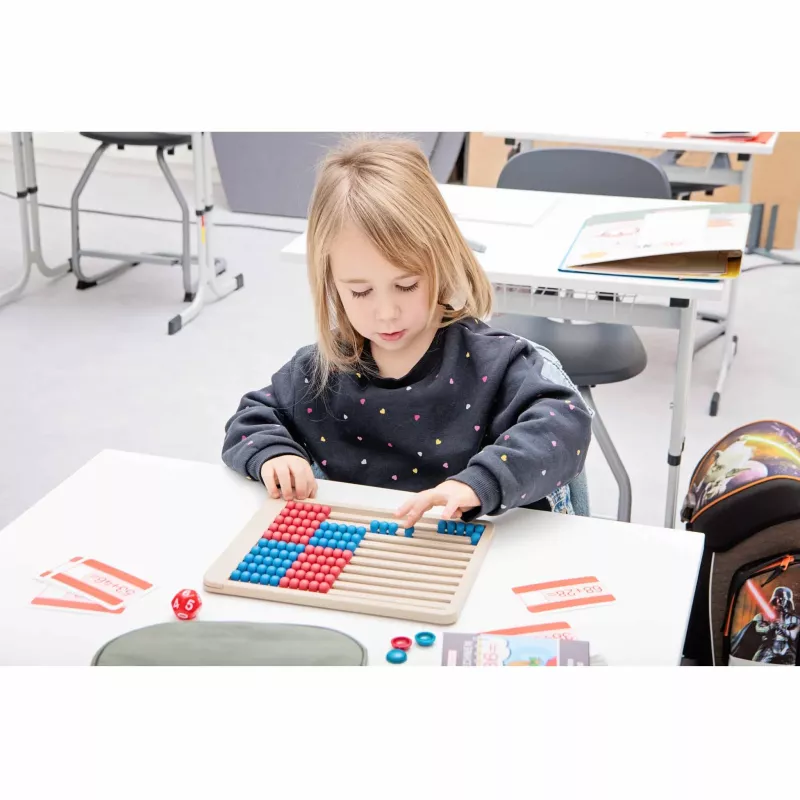 Abakus, Kinder, Puzzle, bunte Kügelchen, Lernspiel