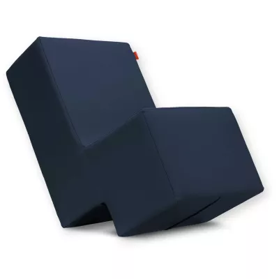 Sessel, Sitzkissen, Hocker, Möbelstück, blau
