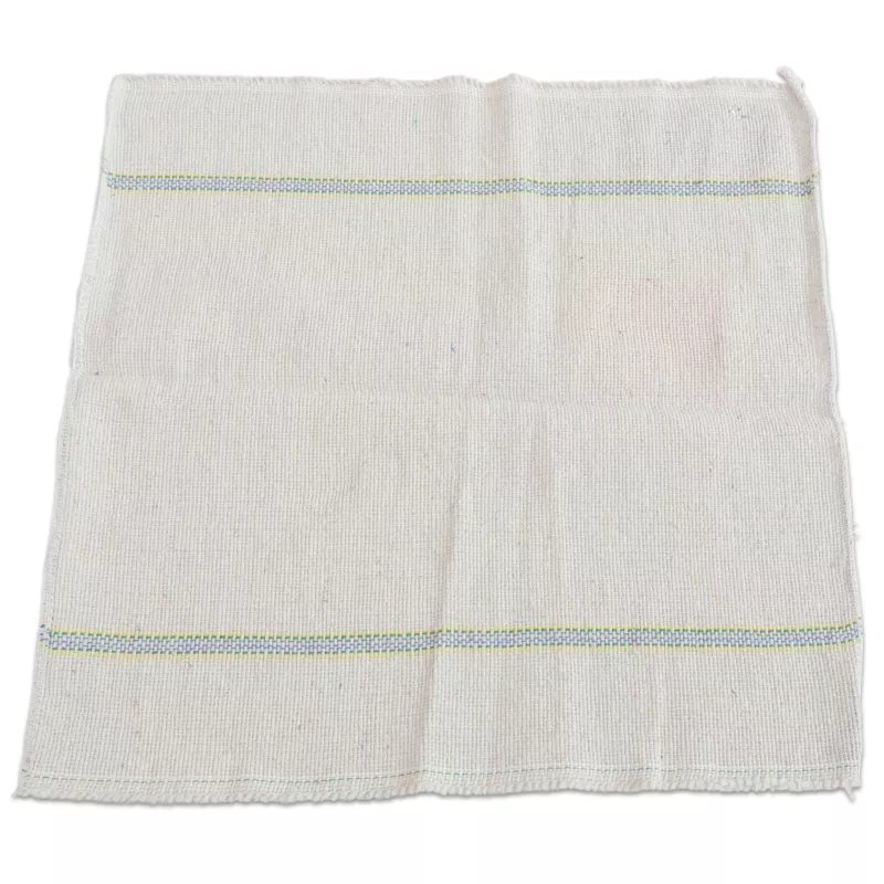 Handtuch, Leinen, gewebt, gestreift, beige