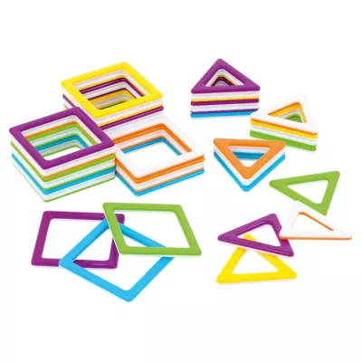 Geometrische Formen, Streuformen, Bausteine, Kunststoffspielzeug, Kinderspielzeug