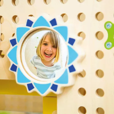 Kinder, Spiegel, Sonnenform, Spielzeug, Kunststoff