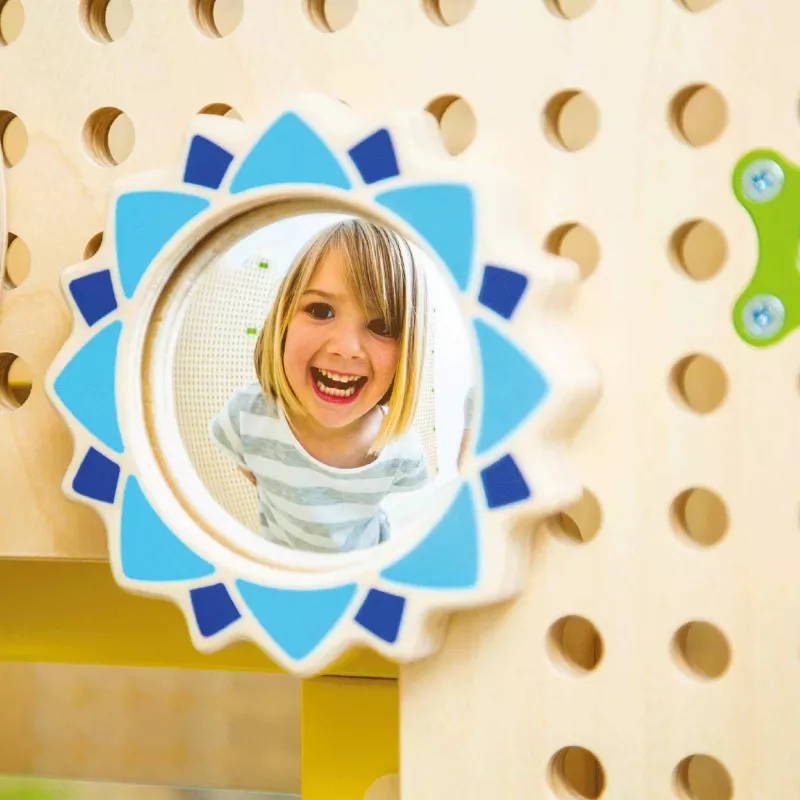 Kinder, Spiegel, Sonnenform, Spielzeug, Kunststoff