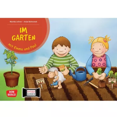 Kinderbuch, Garten, Planter, Samenkörn, Salat