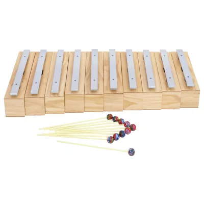 xylophon, holz, holzblock, mallets, musikinstrument