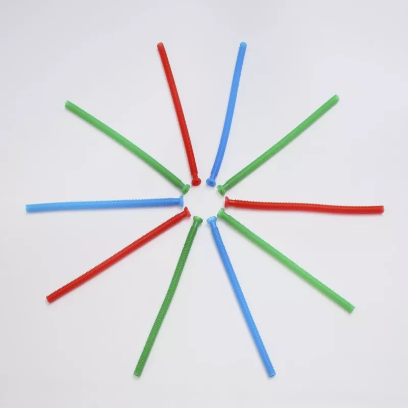 flexible Strohhalme, bunte Strohhalme, Pasta-Strohhalm, Trinkhalm, wiederverwendbarer Strohhalm