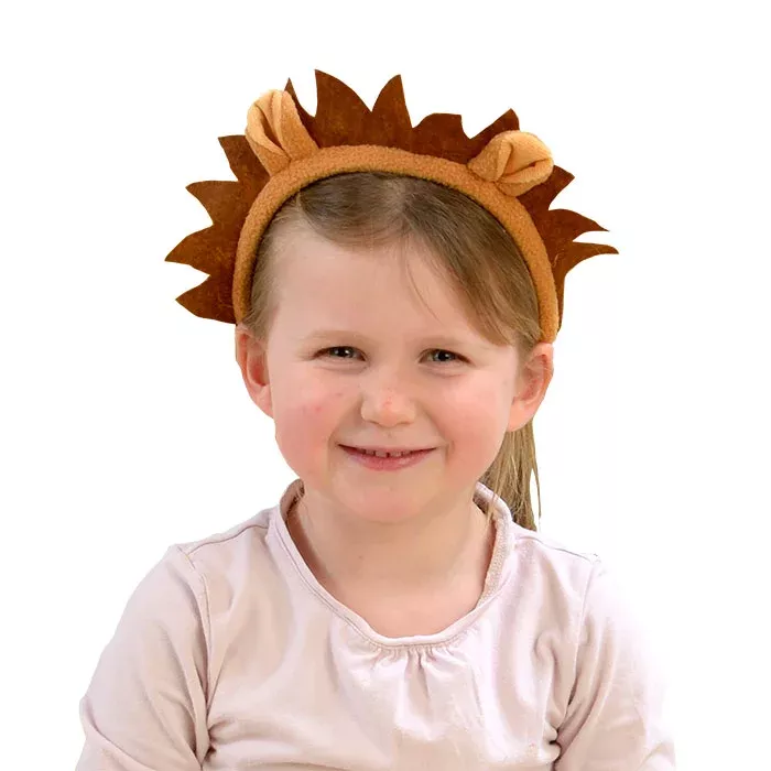 Kopfbedeckung, Kinderkostüm, Sonnenblumen-Headband, Filzkopfband, Schauspiel-Accessoire
