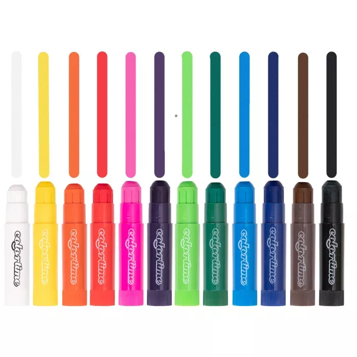 Highlighter, Marker, Flachmarkierer, Assorted colors, Kappenfarben