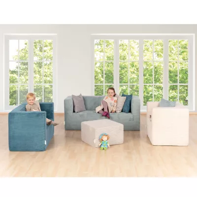 Sofasatz, modulares Sofa, Wohnzimmer, Kinderzimmer Möbel, weiches Sitzmöbel