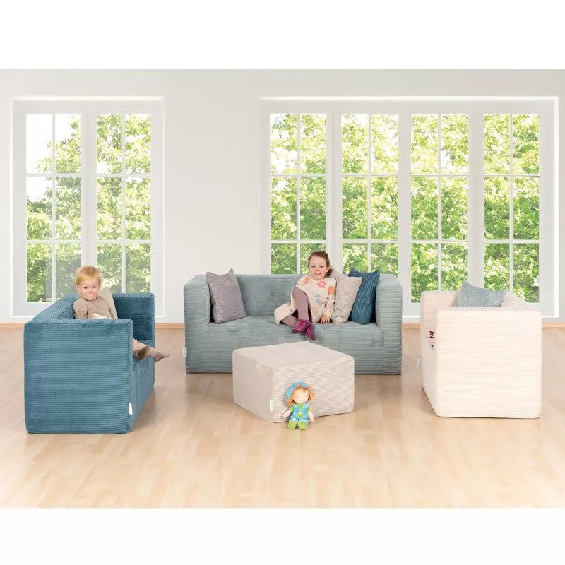 Sofasatz, modulares Sofa, Wohnzimmer, Kinderzimmer Möbel, weiches Sitzmöbel