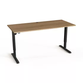 Rechteck-Schreibtisch, höhenverstellbar, T-Fuß, Höhe 68 – 118 cm