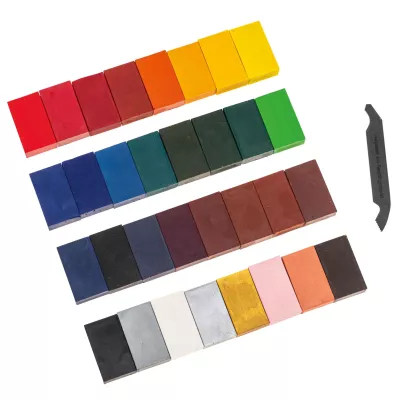 Pastelblocks, Kreideblöcke, Farbstifte, Kunstset, Farbpalette