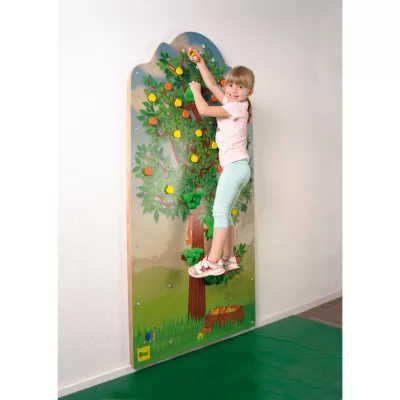 Kletterwand, Kletterturm, Kinderkletterwand, Wandpaneel, Sortierbaum