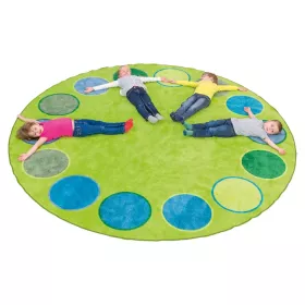Riesen-Rundteppich Dots