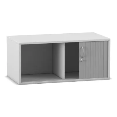 Sideboard, Schrank, Aufbewahrung, Weiß, Lamellen-Tür