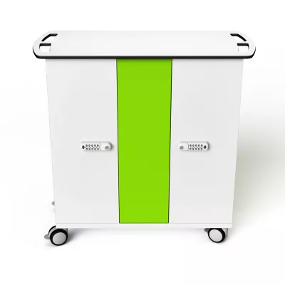 Kühlwagen, Mobile Kühlbox, Grün akzent, Rollwagen, Schlossriegel