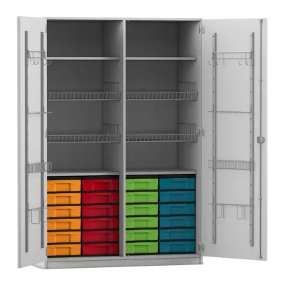 Schrank, Aufbewahrung, Schubladen, Stahl, Kisten
