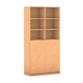 Regale mit Holzschubladen - Breite: 94,4 cm