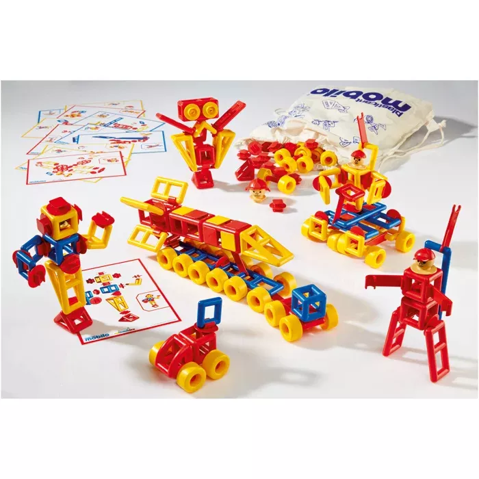 Plastikbausteine, Konstruktionsspielzeug, Bauklötze, Baureihe, Figuren