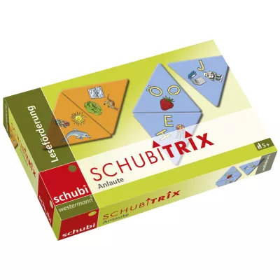 Schubitrx, Anlaute, Lernspiel, Lernhilfe, Buchstabenwürfel