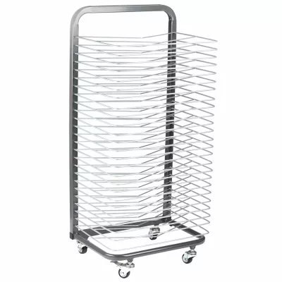 baker's rack, draining rack, trolley, metal frame, wheeled rack