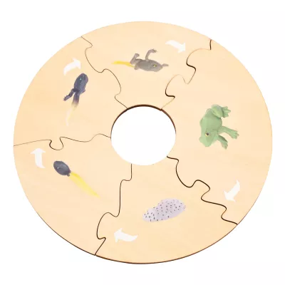 Puzzle, Holzpuzzle, runder Puzzle, Tier-Puzzle, Verbindende Teile