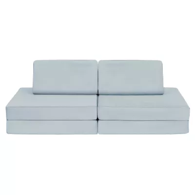 Sofa, Couch, Sectional, Blau, Stoff