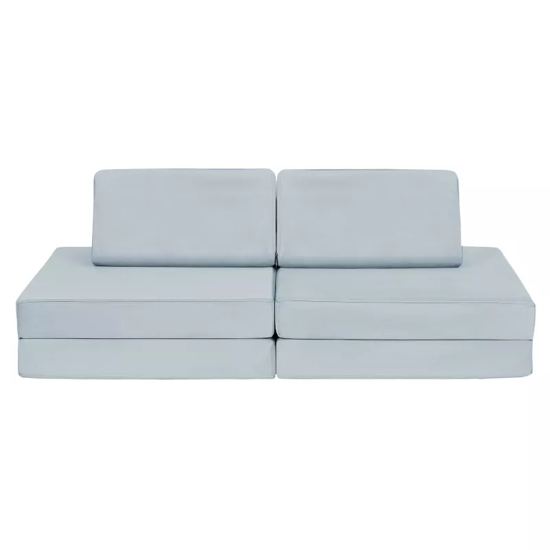 Sofa, Couch, Sectional, Blau, Stoff