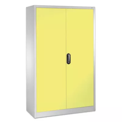 Kiekerschrank, Schrank, Metall, Gelb, Doppeltür