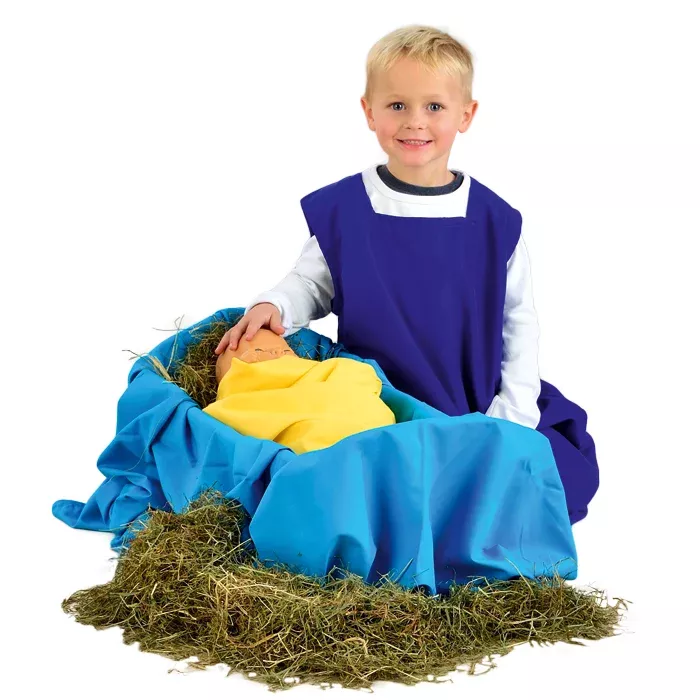 Krippe, Baby, Stroh, Puppe, Dekoration