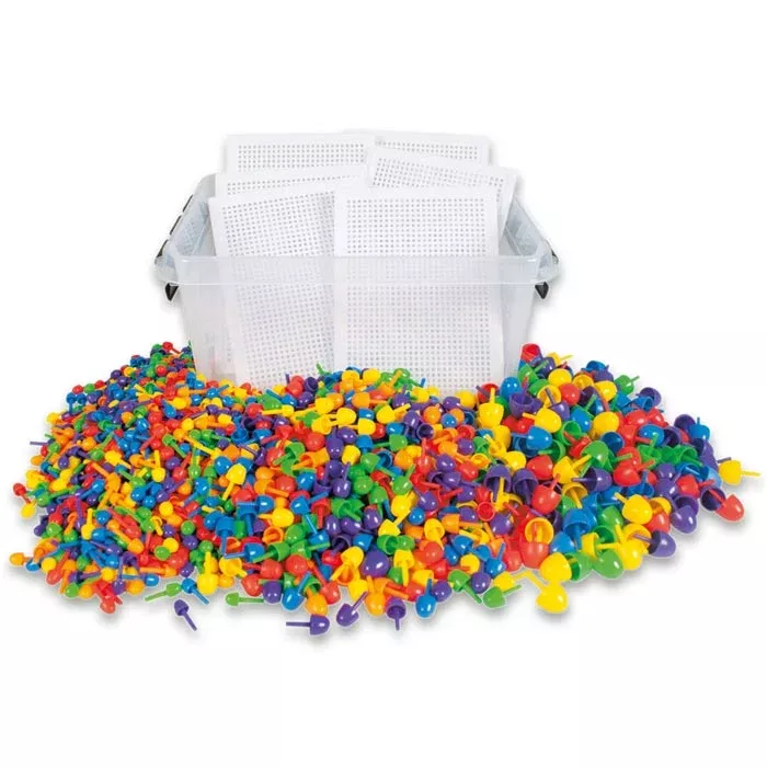 stöpsel, magnetstifte, regelstifte, bunt, korb