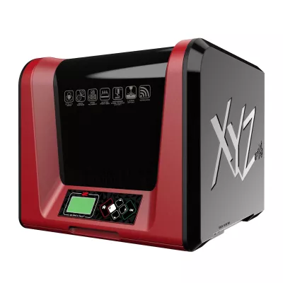 3D-Drucker, FDM-3D-Drucker, Rot-Schwarz, Desktop-Drucker, Touchscreen-Bedienfeld