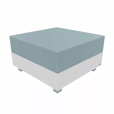 Box mattress, Bed base, Platform, Latte blue, Low height