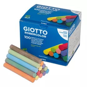 ROBERCOLOR Kreide - Ø 10 mm, 100 Stück, 10 Farben sortiert