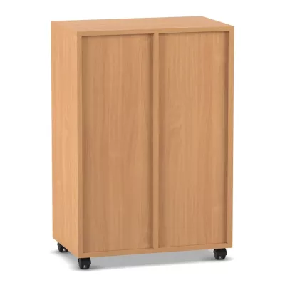 Wagen, Schrank, Schiebe-Schrank, Holz, Rollen