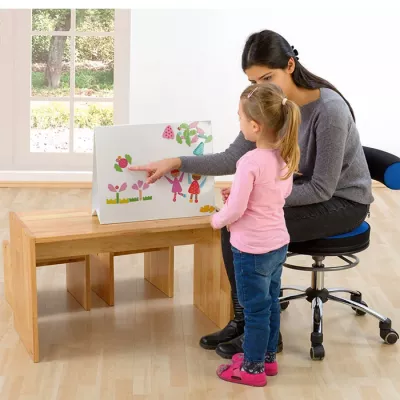 Kinder, Bild, Malbuch, Puppe, Kunstprojekt