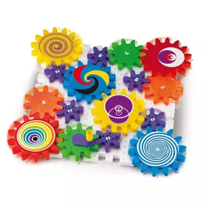Spielzeug, Zahnrad, Puzzleteil, Bunte Zahnräder, Konstruktionsspielzeug