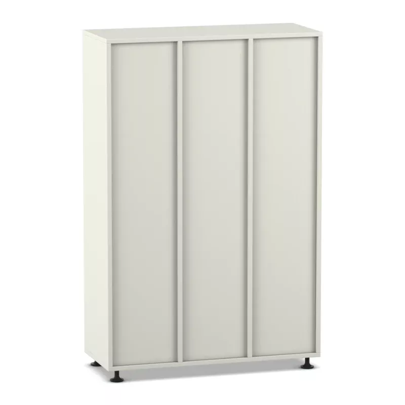 Schrank, Kleiderschrank, Moderner Schrank, Spiegelungsfront, helle Farbe